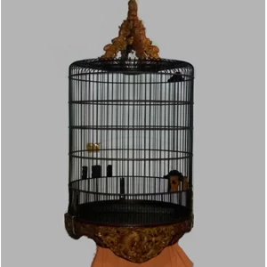 Bird cage Carved Motif 12 Zodiac