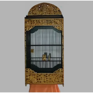Wayang Kulit Motif Carving Cage