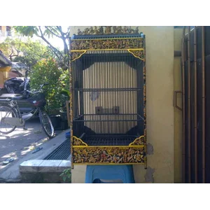 sangkar kotak uk 42x42 motip 100 dewa