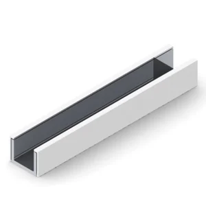 Aluminium U Channel 50x25x50 mm