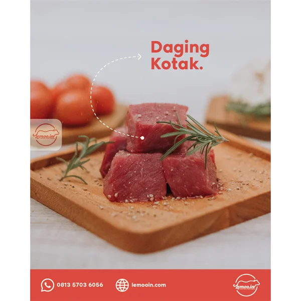 Daging Kotak Saikoro  / Saikoro Beef