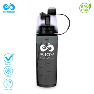 Botol Minum Sporty Semprot New B Sport Water Bottle 600 Ml - Black