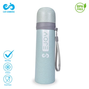 Botol Minum Termos Vacuum Flask Stainless Steel  500Ml - Biru