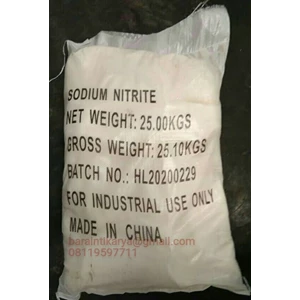 Bahan Kimia Industri Sodium Nitrite 25kg/pack