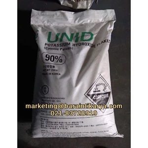 Potassium Hydroxide (Kalium Hidroksida) Flakes Bag 25kg