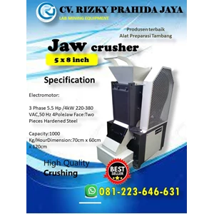 Jaw Crusher 5 X 8 Inch