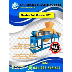 Double Roll Crusher 20" Crusher