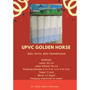 Atap UPVC Semi Transparan Golden Horse