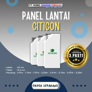 Panel Lantai Citicon Pengganti Cor Dak Konvensional Surabaya Sidoarjo Pengiriman ke Seluruh Indonesia