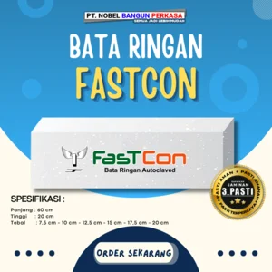 Bata Hebel / Bata Ringan Fastcon Tebal 10 cm Surabaya Sidoarjo Pengiriman Seluruh Indonesia