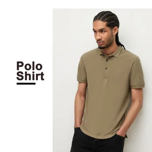 Kaos Polo Shirt Pria Kerah Polos