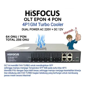 Switch Hub Internet  OLT EPON 4 PON HiSFOCUS 4P1GM 