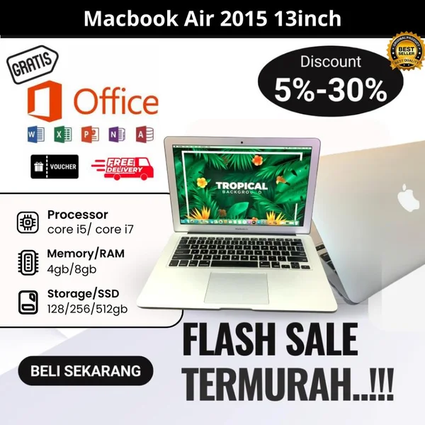 MACBOOK AIR 13" EARLY 2015 CI5 1.6 8GB/128gb