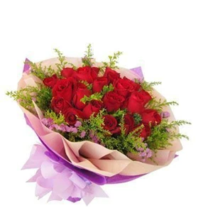 Bunga Tangan Pernikahan Mawar Merah 35