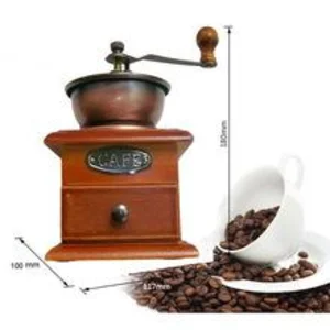 Mini Coffe Grinder Kayu Manual Penggiling Kopi