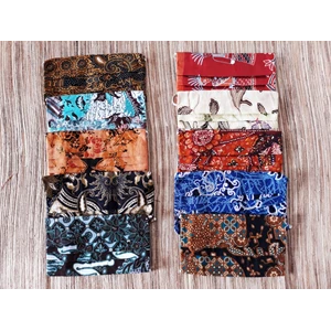 Batik Fabric Non-Medical Mask 100% Cotton 2 Ply (Can Be Inserted Tissue) - Earloop & Headloop