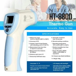 Termometer Inframerah Non Kontak Nitika Ht 880D Untuk Tubuh Manusia