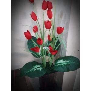 Jual Bunga Plastik Artificial Bunga Tulip Merah Agt 16 23 Y 3 Garage Sale Kemang Bekasi Jawa Barat Indotrading