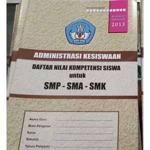 BUKU DAFTAR NILAI SMP KTSP Buku Pendidikan dan Management