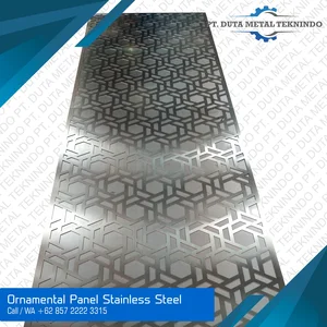 Plat Ornamen Panel Arsitektur