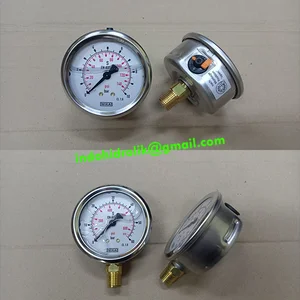 Pressure Gauge WIKA 2.5 inch Stainless Steel Asli Baru (alat ukur tekanan hidrolik)