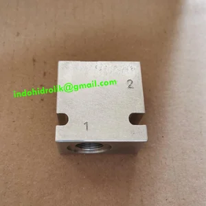 Cartridge Valve Insert Block Valve Size 08 2 Way 2 Position 3/8 BSP Asli Baru
