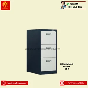 3 Drawer Office Document File Cabinet Ds-3
