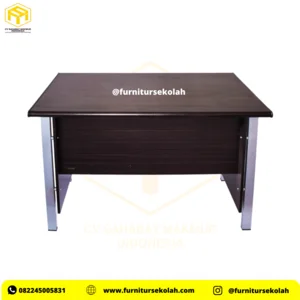 Meja Guru Modern  Kayu Hitam
