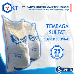 Saphir Tembaga Sulfat - Cuso4 -Terusi - Copper Sulphate - Kemasan 25 Kg ( Inorganic Oxide )