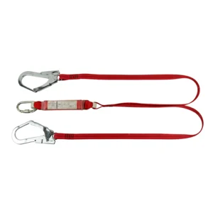 Lanyard Webbing Double Hook Leopard dengan Absorber