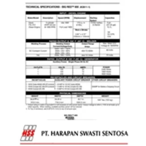 Mesin Las Second Lincoln Big Red 600A Disel Deutz Seri 11599 Wmc-23 Handil Muara Jawa Kalimantan Timur