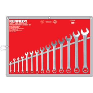 Kennedy Metric Combination Spanner Set 6 – 32Mm Set Of 14