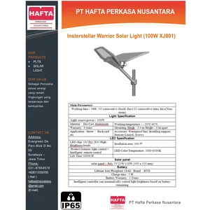 Interstellar Warrior 100W Lampu Tenaga Surya