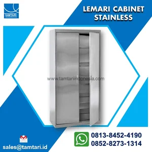 LEMARI ARSIP STAINLESS 2 PINTU