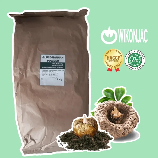 Tepung Porang / Konjac / Konnyaku