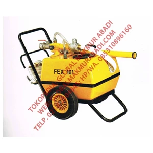 SRI FEX 161 MOBILE FOAM (only) FIRE EXTINGUISHER ON TROLLEY