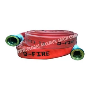 Q-FIRE SYNTHETIC RED RUBBER UNIDUR TYPE FIRE HOSE