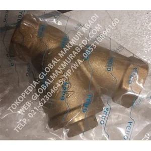 ONDA Y STRAINER BRASS SCREW END DRAT KUNINGAN