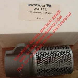 WATERAX FOOT VALVE DAN STRAINER SCREW END DRAT