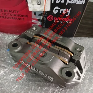 BREMBO UNIVERSAL KALIPER M4 P32 100MM ORIGINAL WITH KAMPAS REM KANAN GRAY COLOR