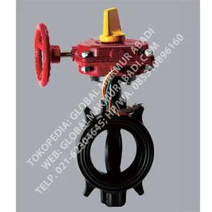 DRACO DRCW UL FM 300PSI WATER TYPE GEAR OPERATED BUTTERFLY VALVE FIRE HYDRANT