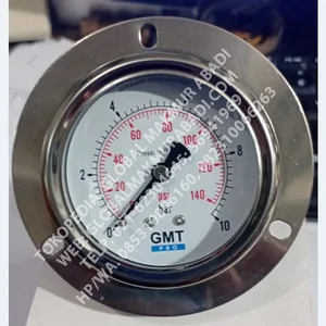 GMT DU 63MM SS PRESSURE GAUGE FLANGE 10BAR STAINLESS