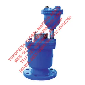 WEFLO FIG9709 DOUBLE ORIFICE AIR RELEASE VALVE DRAT BSPT PN16 CAST IRON