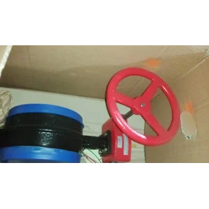 TYCO BFV-300 BUTTERFLY VALVE GROOVED END UL FM 300PSI 21BAR GEAR OPERATED