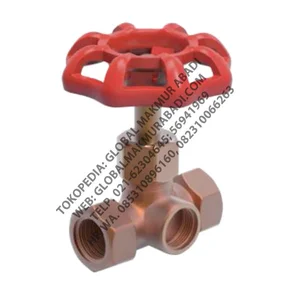 FIVALCO FIREFLY BGL BRONZE 3WAY GLOBE VALVE THREADED ENDS 175PSI