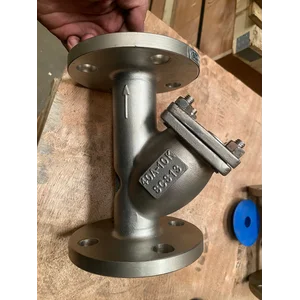 317  Y-STRAINER Y STRAINER STAINLESS STELL SS304 FLANGE END ANSI150