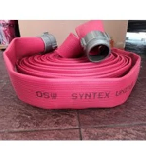 OSW 65mm X 30MTR  NHT COUPLING SYNTEX UNIDUR FIRE HOSE RED RUBBER SELANG PEMADAM KEBAKARAN KARET