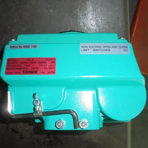TOMOE ELECTRIC ACTUATOR FIG NEL-0 ON OFF 220V AC