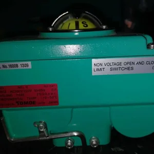 TOMOE ELECTRIC ACTUATOR FIG NEL-0 ON OFF 220V AC