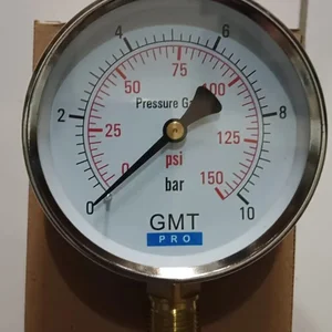 GMT THERMOMETER 100CELSIUS 10CM DIAL 4INCH GAUGE PENGUKUR TEKANAN MODEL RAKET STANLESS STEEL